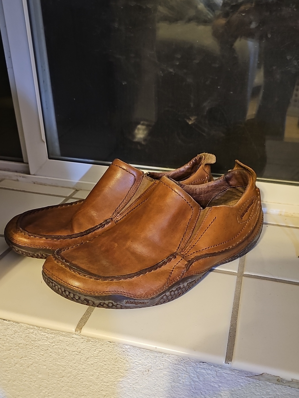 Patagonia Pau Loafers Brown Leather Size 14 Men's